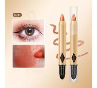(orange) Illuminate and Enhance Your Eyes with Dual-ended Eyeshadow Pen for Highlighting and Contouring
