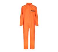 Orange Jumpsuit Costume Mens Womens Convict Fancy Dress Orange Prisoner Jumpsuit, Prison Outfit Men, Prison Outfit for Halloween Carnival Theme Party Dress Up