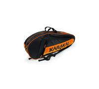 (Orange) Karakal Pro Tour Match 2.2 4 Racket Sports Bag Double Shoulder Straps & Side Pockets