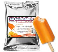 Orange Kremezicle Jello Shot Mix 6.78 oz - Premium Gluten-Free Jello Mix for Tasty Jello Shots - Easy to Make EZ Gelatin Powder Mix for Jello Shots - Adult New Year and Holiday Party Supplies
