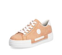 Rieker Orange Lace-Up Shoes for Ladies | Rieker Colour: Orange