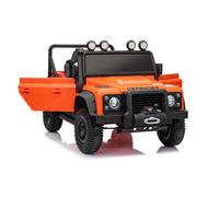 (Orange) Land Rover Defender 110 SVX Spectre Ride On Jeep