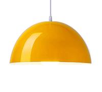 Orange Large Chandelier Farmhouse Barn Pendant Light Colorful Pendant Lighting Stylish Gloss Hanging Light Modern Industrial Style Hanging for Kitchen Island Close to Ceiling