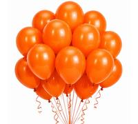 Orange Latex Balloons, 20 Pack, 30 cm, Round, Helium Compatible, for Birthdays, Weddings & Baby Showers (Orange Balloons)