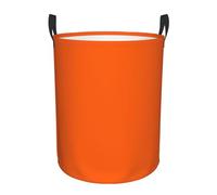 Orange Laundry Basket Hamper Kids Storage Basket Toy Organizer Bin For Bedroom, Bathroom, College Dorms, Boys And Girls