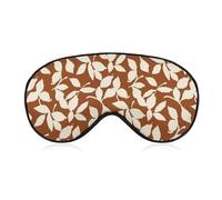 Orange Leaves Unisex Light-Blocking Eye Mask Sleep Mask Suitable for Naps at Home, in The Office, and on Airplanes, Style-8-5