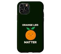 Orange Lies Matter No Liars Inside Joke Patriot America USA Case for iPhone 11 Pro
