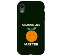 Orange Lies Matter No Liars Inside Joke Patriot America USA Case for iPhone XR