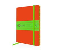 Orange & Lime Green Artisan Paperback Notebook