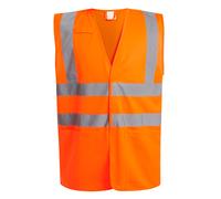Orange male 3XL Regatta Professional Men's Pro HI-VIS Supervisor Vest Orange, Size: 3XL