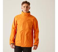 Regatta Ardmore orange/grey men's waterproof mesh-lined peach-finish jacket