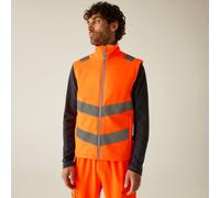 Orange male 4XL Regatta Professional Men's Hi-Vis Pro Contract Ablaze Softshell Gilet Orange, Size: 4XL