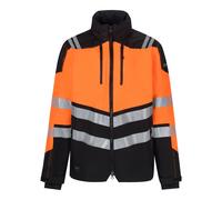 Orange male L Regatta Professional Men's Waterproof Hi-VIS X-PRO Shell Jacket Class 2 Orange, Size: L