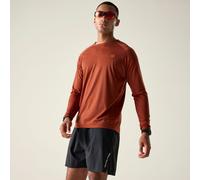 Orange male M Dare 2b Men's Agile Long Sleeved T-Shirt Orange, Size: M