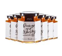 Orange Marmalade & Whisky | 6 x 230g Jar | Seville Oranges with a Dram of Whisky | Deliciously Fruity Spread | Vegan, Vegetarian, Gluten-Free