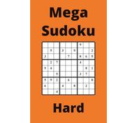 Orange Mega Sudoku Book, 9x9 Puzzles, 200 Pages, 5x8, Hard