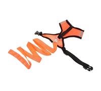 Orange Mesh Pet Harness Vest for Small Dogs and Puppies Adjustable | Polyester Build, Custom Fit for 1.5-2.5kg, 2.5-4kg and 4-6kg Sizes, Year-round Use