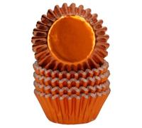 Orange Metallic Mini Baking Cases x 160