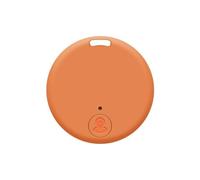 (orange) Mini Dog GPS Bluetooth 5.0 Tracker Anti-Lost Device Round Anti-Lost Device Pet Kids Bag Wallet Tracking Smart Finder Locator