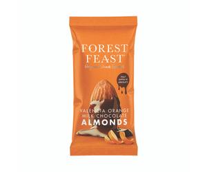 Orange Mlk Choc Almond Nuts 40G PK12