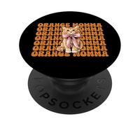 Orange Momma Orange Cat Tabby Cat Mom Mama Mother's Day PopSockets Adhesive PopGrip