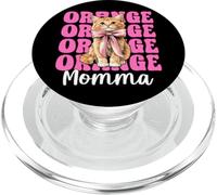 Orange Momma Orange Cat Tabby Cat Mom Mama Mother's Day PopSockets PopGrip for MagSafe