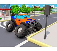 Orange Monster Truck