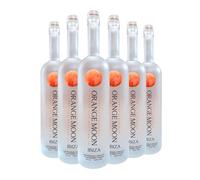 Orange Moon Mandarine Vodka 40% ABV | 6 x 70cl | Blended & Bottled in Ibiza | Smooth & Refreshing with Orange & Mandarine Notes | Sustainable Craft Vodka