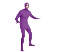 Orange Morph Suit, Full-Body Costume for Role Play & Halloween, Stretchy Orange Bodysuit with Face Opening, Great for Cosplay, Parties, Performances