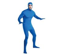 Orange Morph Suit, Full-Body Costume for Role Play & Halloween, Stretchy Orange Bodysuit with Face Opening, Great for Cosplay, Parties, Performances