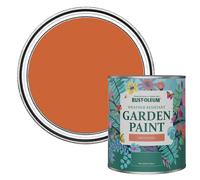 Orange Mould-Resistant Garden Paint In Satin Finish - Tiger Tea 750ml