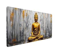 Orange Mouse Pad Zen Large Mouse Mat 60 x 30cm Desk Mat Large Non-Slip Rubber Base-Smooth Cloth Surface, Durable Stitched Edges Desk Pad for Office, Work, Computer Keyboard Accessories (Orange) 50463u