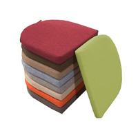 Orange Non-Slip Dining Chair Cushions with Ties Thick 48x48x5 cm for Kitchen Indoor Home & Garden - Perfect for Dining Room Comfort and Style