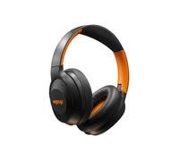 Orange O Edition MKII Over Ear Wireless Bluetooth Noise Cancelling Mic Closed Back Headphones, Black
