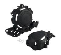 (Orange, One size) Motorcycle Ignition Clutch Cover Protector Guard Kit For GasGas Gas Gas EC 250F 350F 2021-2023 Husqvarna FE 250 350 2017-2023