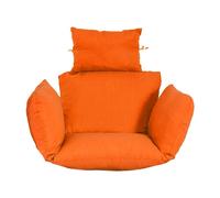 (Orange) Patio Rattan Swing Garden Weave Hanging Egg Chair Wcushion In Or Pad Outdoor