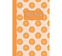 Orange pattern notebook: Orange Notebook with a Distinctive Pattern | 120 Elegant Pages, 6 x 9 Inches | Modern Inspiring Design for Jotting Down Your Daily Thoughts and Notes