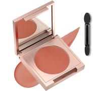 Orange-Peach Cream Concealer, Dark Circle Coverage Compact With Mirror | Includes 1 Double-Ended Sponge Applicator, For Daily Make-Up, Targeted Under-Eye Application And Touch-Ups Away From Home