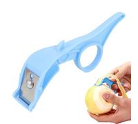 Orange Peeler | 2 in 1 Non-Slip Fruit Peeler, Household Fruit Cutter - for Cooking and Cooking, Preparing Vegetables and Salads, for Potato, Carrot, Lemon, Ora