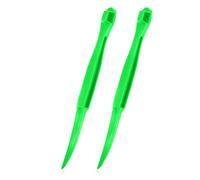 Orange Peeler Citrus Peel Cutter - Plastic Fruit Slicer Lemon Opener Remover - Fruit & Vegetable Tools - Kitchen Accessories Cooking Knife Gadget - Green, 2 Pack