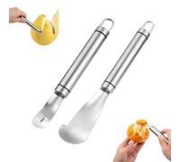 Orange Peeler & Grapefruit Peeler, Stainless Steel Orange Peeler Citrus Peeler Long Handle Easy to Peel Grapefruit Pomelo Opener Fruit Peeling Knife Kitchen Gadget Tool