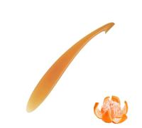 Orange Peeler, Orange Peeler Tool, Simple Long Handled Plastic Orange Peeler Tool, Easy to Open Orange and Citrus Kitchen Accessory Tool, Peeler Tool for Lemon, Orange, Mango (Yellow,1)