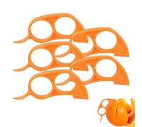 Orange Peeler Tool, Orange Peelers | 5 x Citrus Peel Cutters, Citrus Lemon Easy to Open, Fruit Tool, Vegetable Slicer for Fruits and Vegetables
