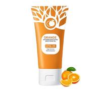 Orange Peeling Gel,100g Orange Purifying Exfoliating Gel,Organic Facial Scrub with Vitamin C & Oranges Extract,Deep Exfoliating Face Wash for Face and Body,Moisturizing,Sooth Purify Facial Skin Care