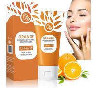 Orange Peeling Gel, Deep Exfoliating Cleanser for Face and Body, Cleansing Moisturizing Facial Exfoliator, Gentle yet Effective Radiant Skin Scrub with Orange Bubble Formula, Radiant Skin Renewal