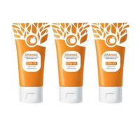 Orange Peeling Gel,Orange Face Scrub,Natural Body Scrub for Deep Cleansing Moisturizing Scrub with Enzymes,Organic Face and Body Exfoliating Gel,Deep Nourishing for Dry & Hydrating,Women & Men,1/2/3PC
