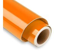 Orange Permanent Vinyl for Cricut - 12" x 5FT Orange Cricut Vinyl Roll, Outdoor Self Adhesive Vinyl Roll for Decor Sticker, Party Decoration