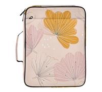Orange Petal Pink Boho Expandable Hanging File Folders 7 Pockets A4 Letter Size with Zipper Closure for Paperwork Folder with Pocket carpetas de