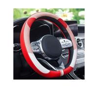 (Orange pink, 38cm) Wuling Hongguang mini ev electric car special steering wheel cover four seasons universal car handle cover cute cartoon