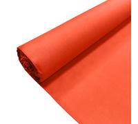 Orange Plain Polycotton Fabric Dress Craft Poly Cotton Material | 3 Metre (300cm x 112cm) | Soft Poly Cotton for Sewing, Dressmaking, Crafts, Bunting & Lining